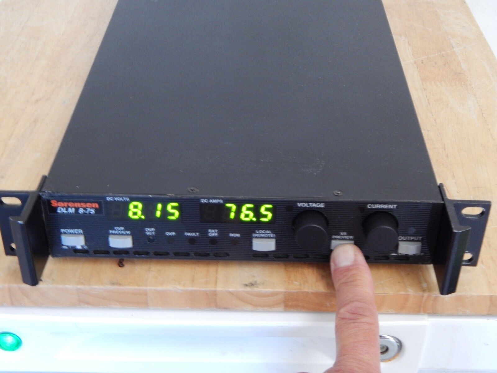 Sorensen DLM8-75M9G GPIB DC Power Supply 30 Day Warranty, Sorensen DLM8-75M9G GPIB DC Power Supply 30 Day Warranty,